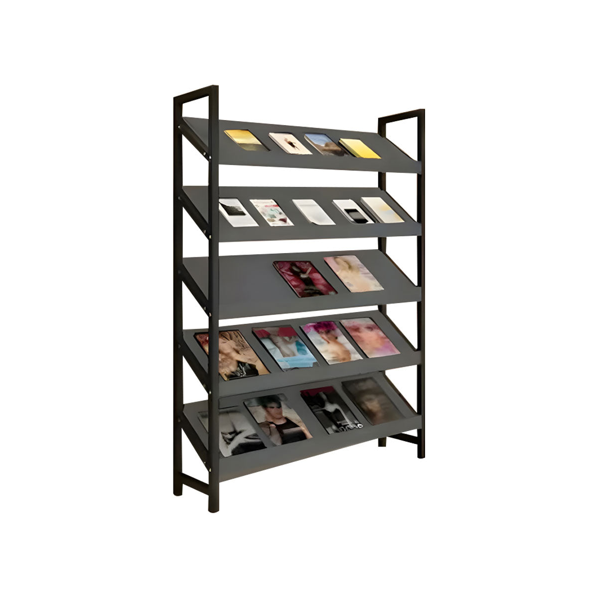 Freestanding Bookshelf Multilayer Tall Bookshelf Open Bookshelves and Bookcases