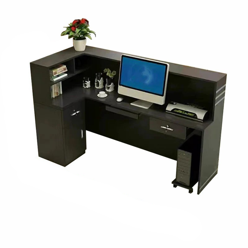 Minimalist Corner Cashier Reception Front Desk