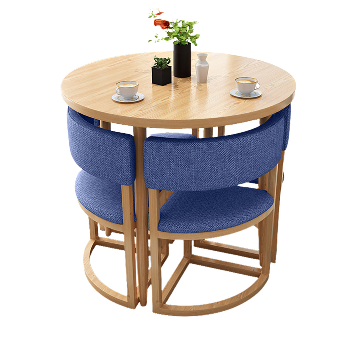 4-Seater Office Table and Chair Set