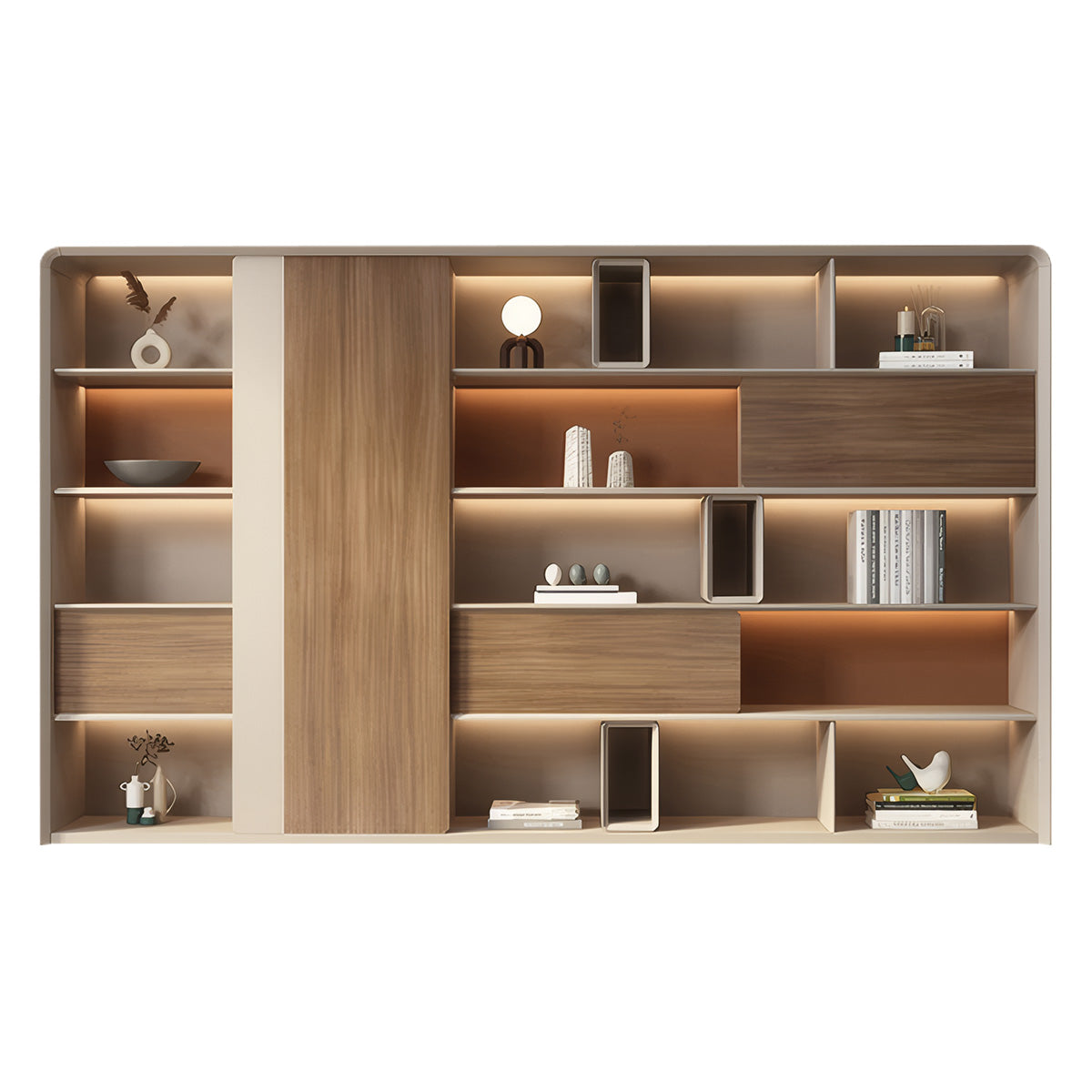 Minimalist Luxury Storage Cabinet with Multi-Zone Storage, Dedicated Wardrobe
