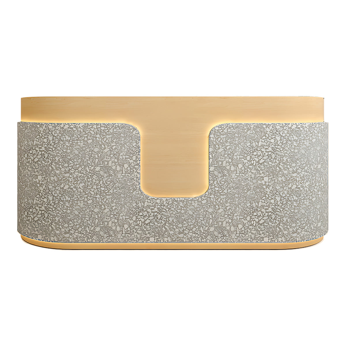 Elegant Modern Reception Desk for Offices, Commercial Centers & Salons