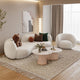 Modern Minimalist Upholstered Sofa with Rounded Corners