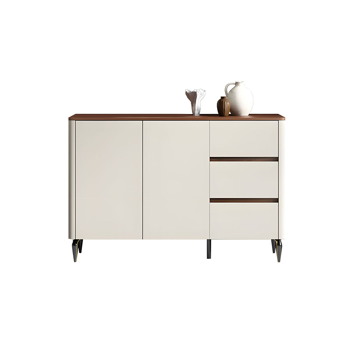 Minimalist Eco-Friendly Sideboard with Adjustable Shelves and Storage