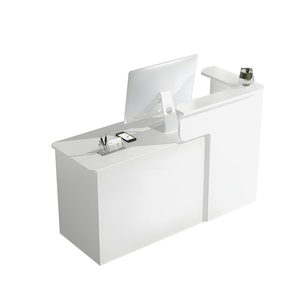 Compact and Stylish Modern Shop Reception Desk