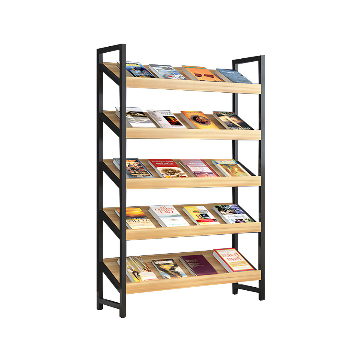 Freestanding Bookshelf Multilayer Tall Bookshelf Open Bookshelves and Bookcases