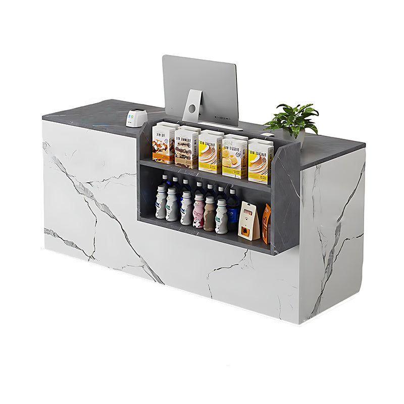 Compact and Simple Counter Cashier Front Desk Reception Desk