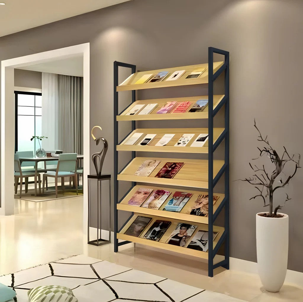 Freestanding Bookshelf Multilayer Tall Bookshelf Open Bookshelves and Bookcases