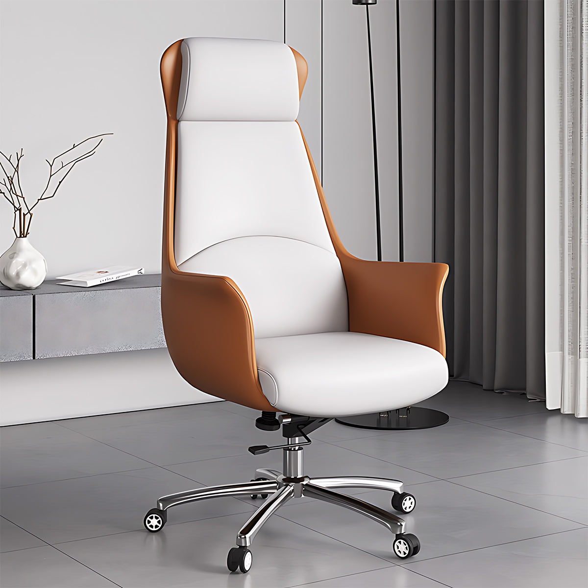 Luxurious Ergonomic Executive Office Chair With Extended Cushion And Smart Recline BGY-2057