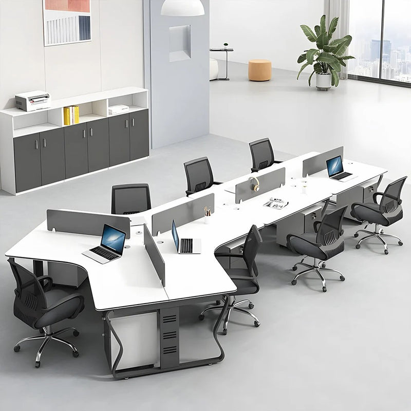 Modern Y-Shaped Office Workstation