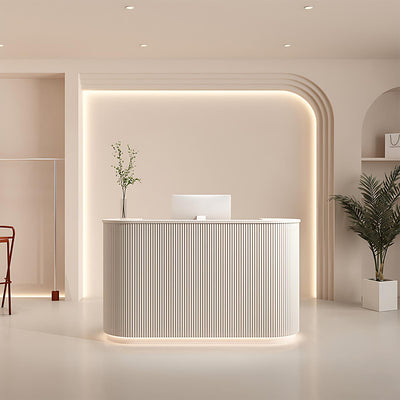 Curved Cash Register Counter for Small Stores（Stock Items）