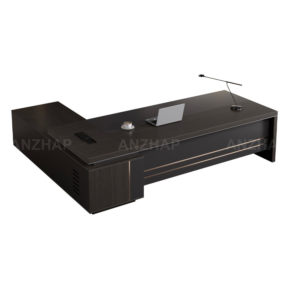 Stylish Minimalist Executive Desk with Spacious Work Surface
