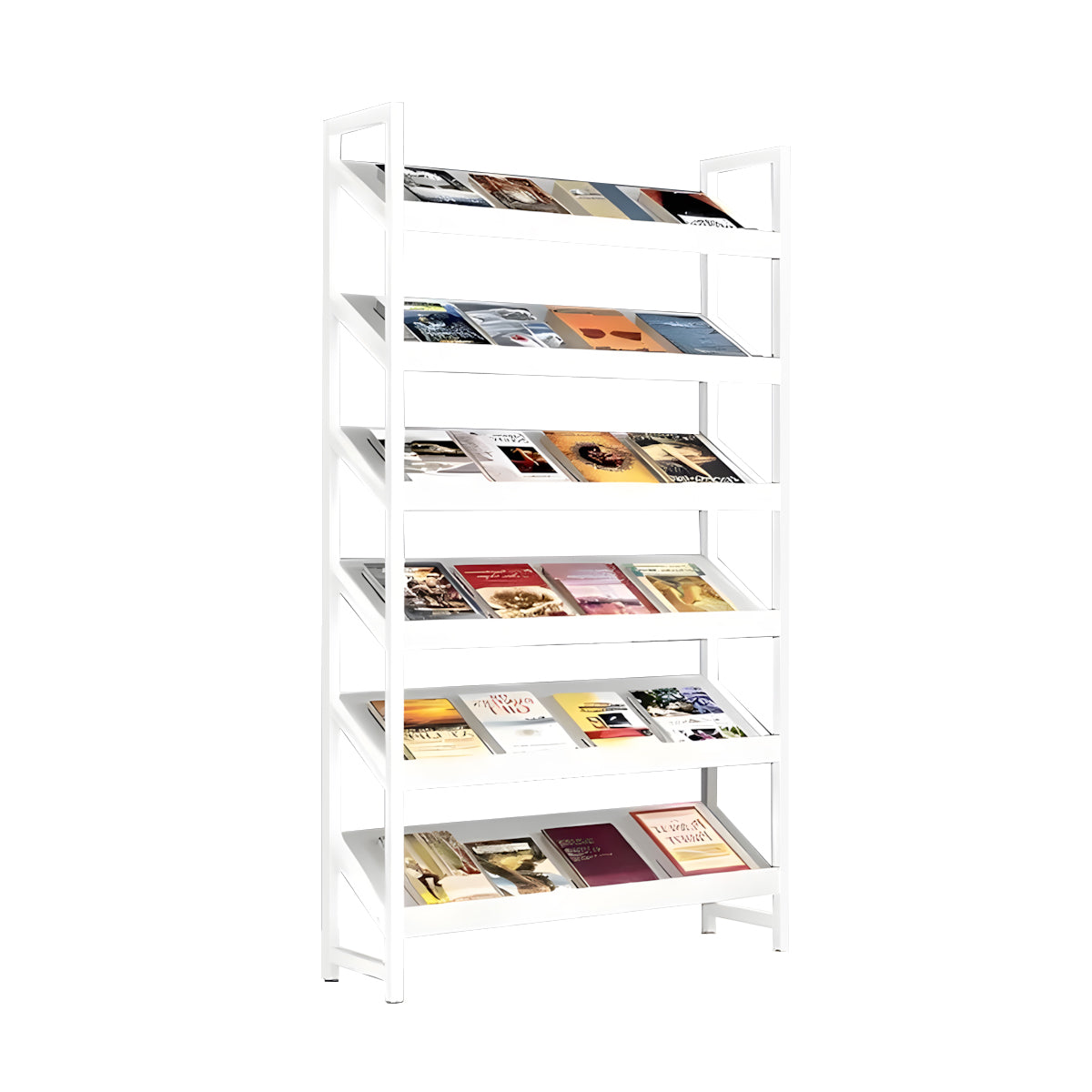 Freestanding Bookshelf Multilayer Tall Bookshelf Open Bookshelves and Bookcases