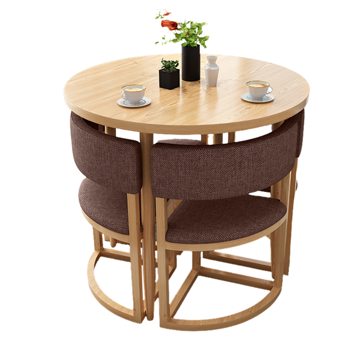 4-Seater Office Table and Chair Set