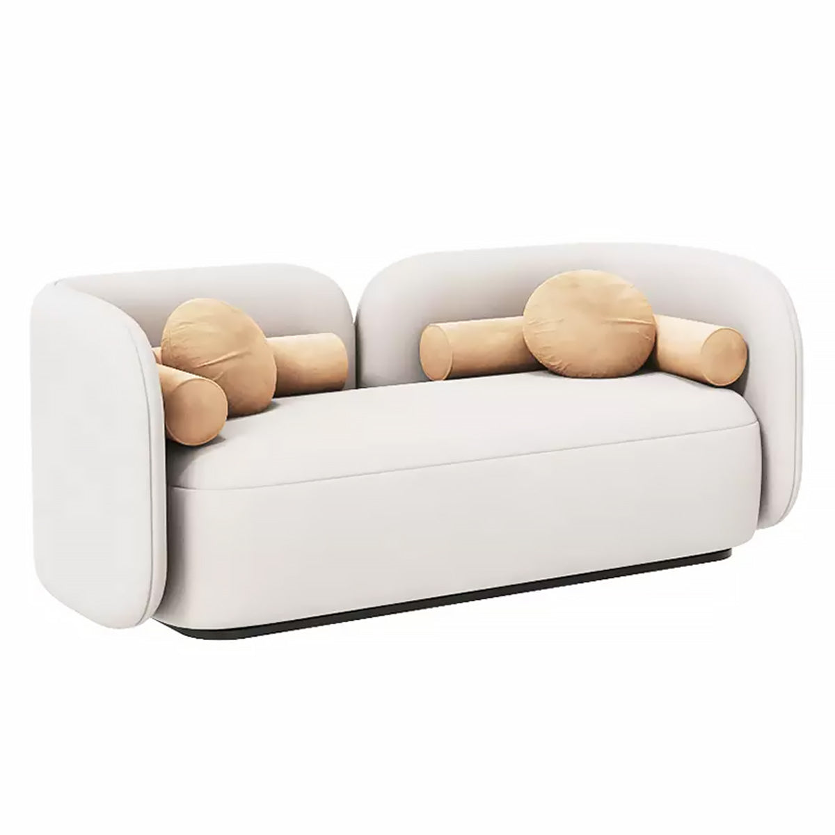 Minimalist Sofa Set with Accent Chair and Coffee Table