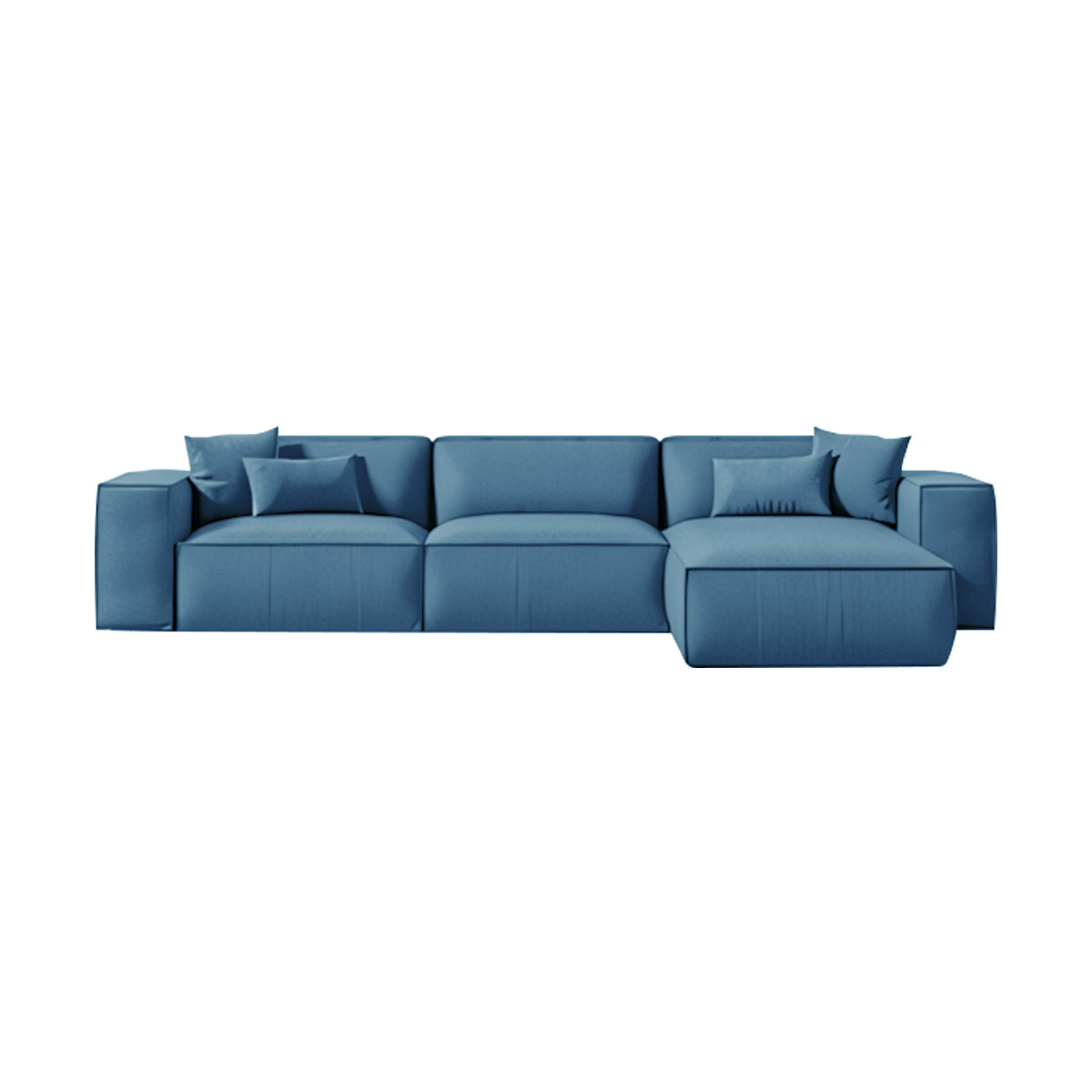 Wide Armrests Velvet Luxury Sofa