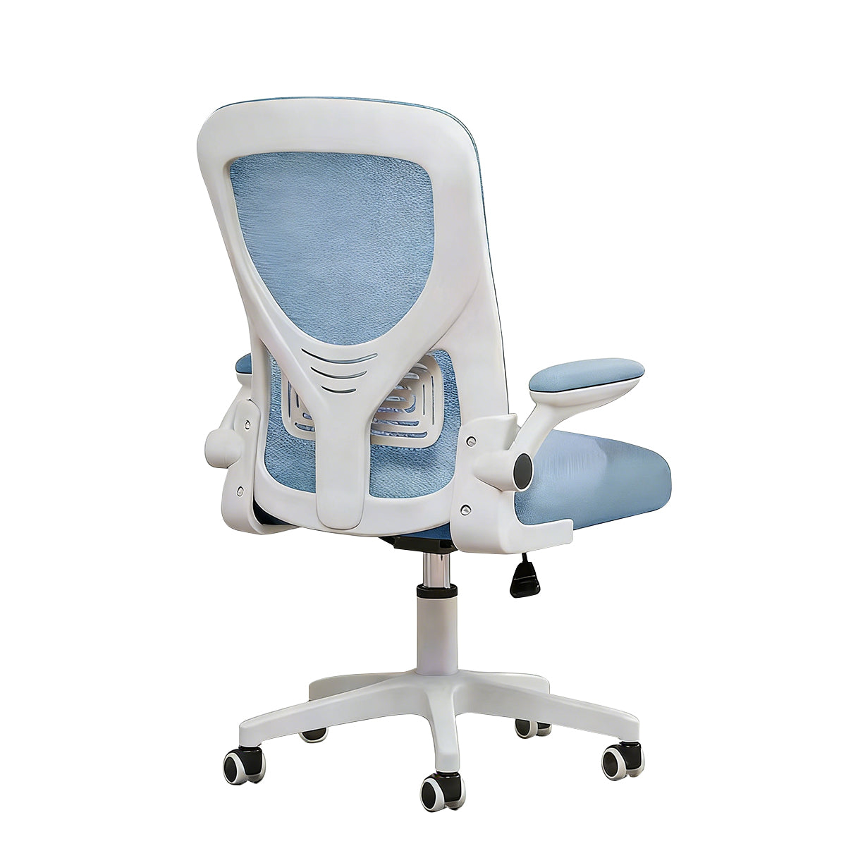 Ergonomic Mesh Office Chair with Adjustable Armrests, Lumbar Support, and Latex Seat Cushion