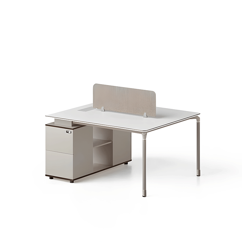 Modern Minimalist Staff Desk, Free Combination, with Combination Lock, with Screen Partition