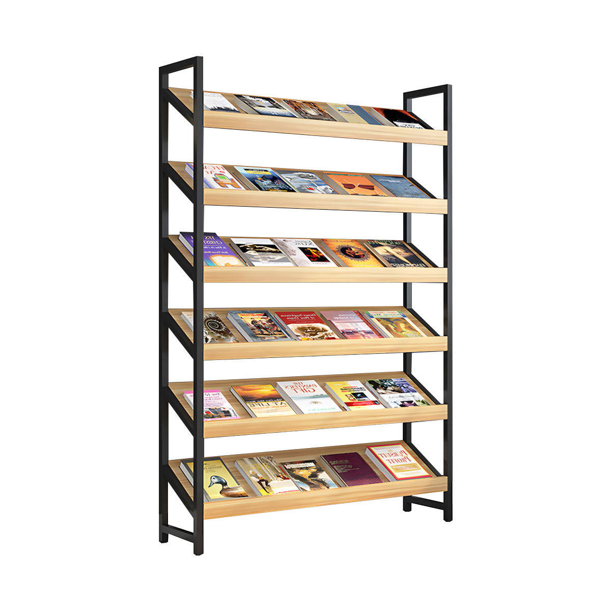 Freestanding Bookshelf Multilayer Tall Bookshelf Open Bookshelves and Bookcases