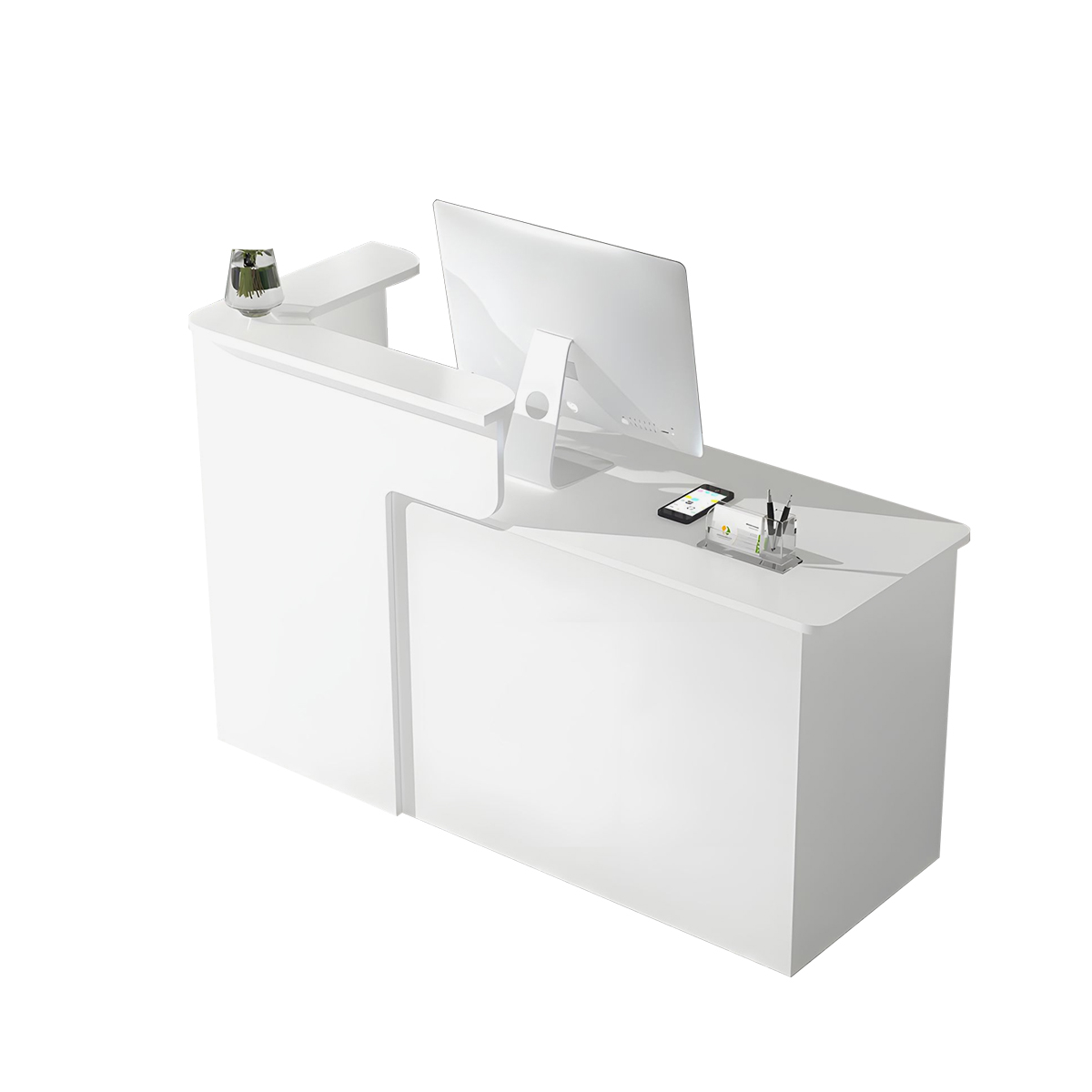 Compact and Stylish Modern Shop Reception Desk