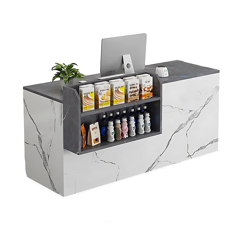 Compact and Simple Counter Cashier Front Desk Reception Desk