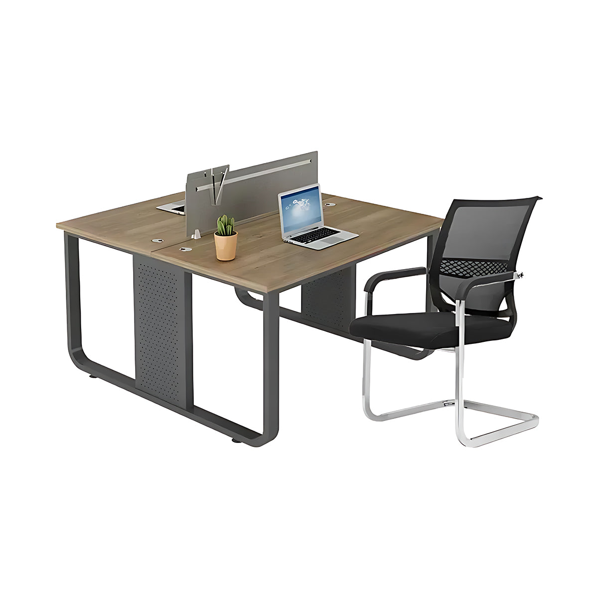 Bold Steel Frame Office Chair Combination