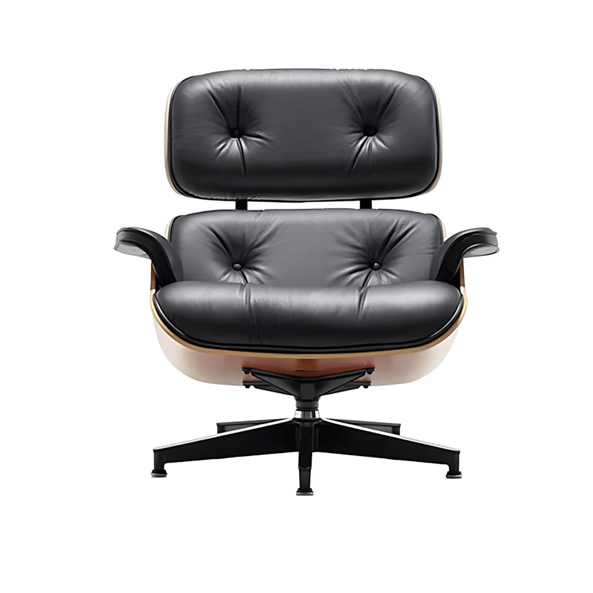 Executive Chair-1, Black (Chair) Microfiber Leather L35" x W25" x W33”, Black (Chair) finish, for office workstation, ergonomic office furniture