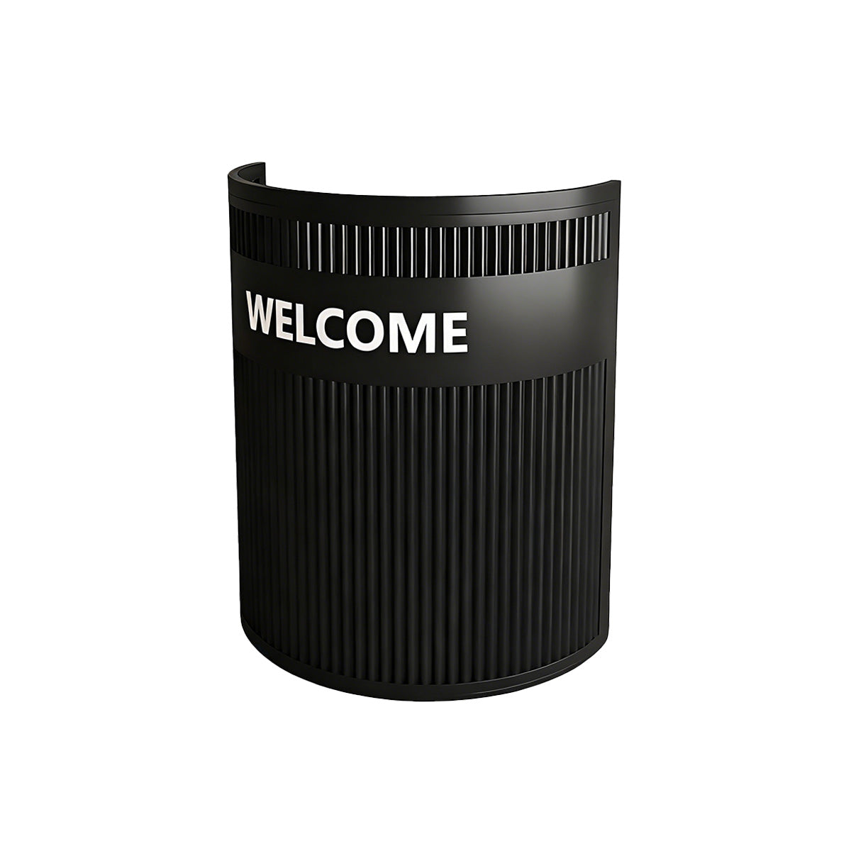 Elegant Curved Reception Desk for Offices, Restaurants & Retail Spaces