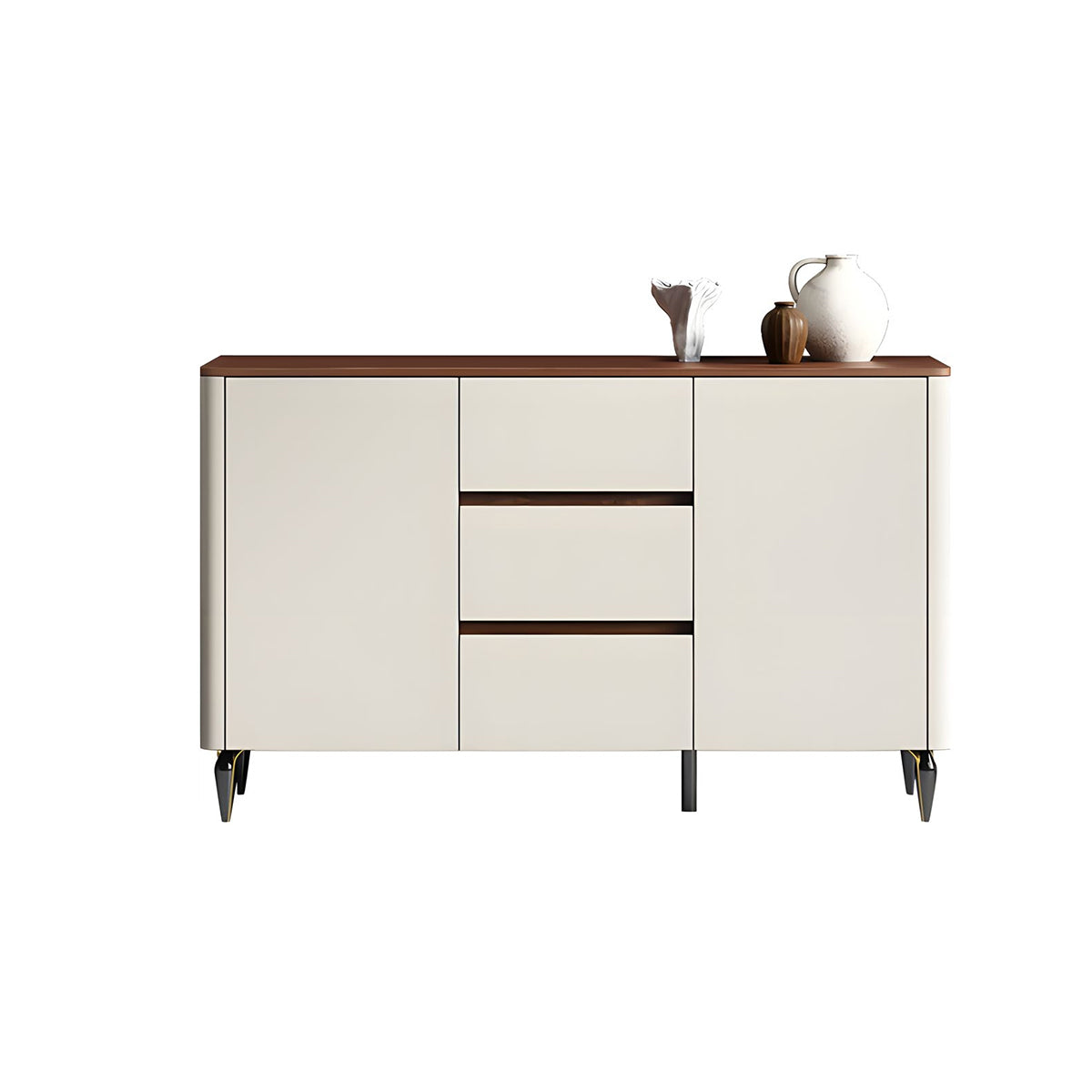 Minimalist Eco-Friendly Sideboard with Adjustable Shelves and Storage