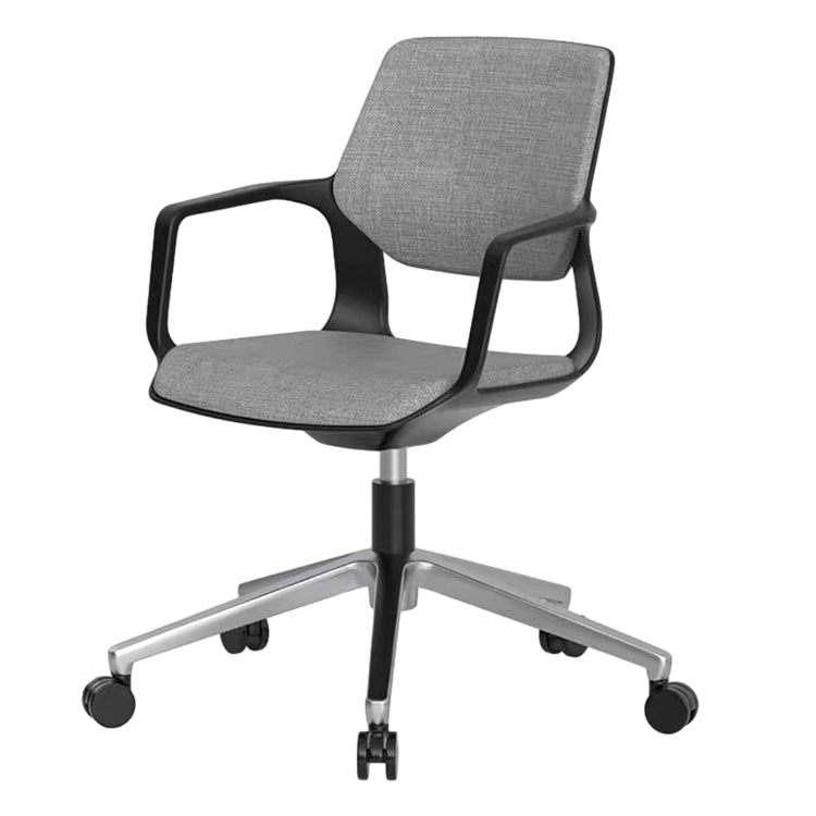 Liftable Swivel Office Chair with Medium Height Backrest