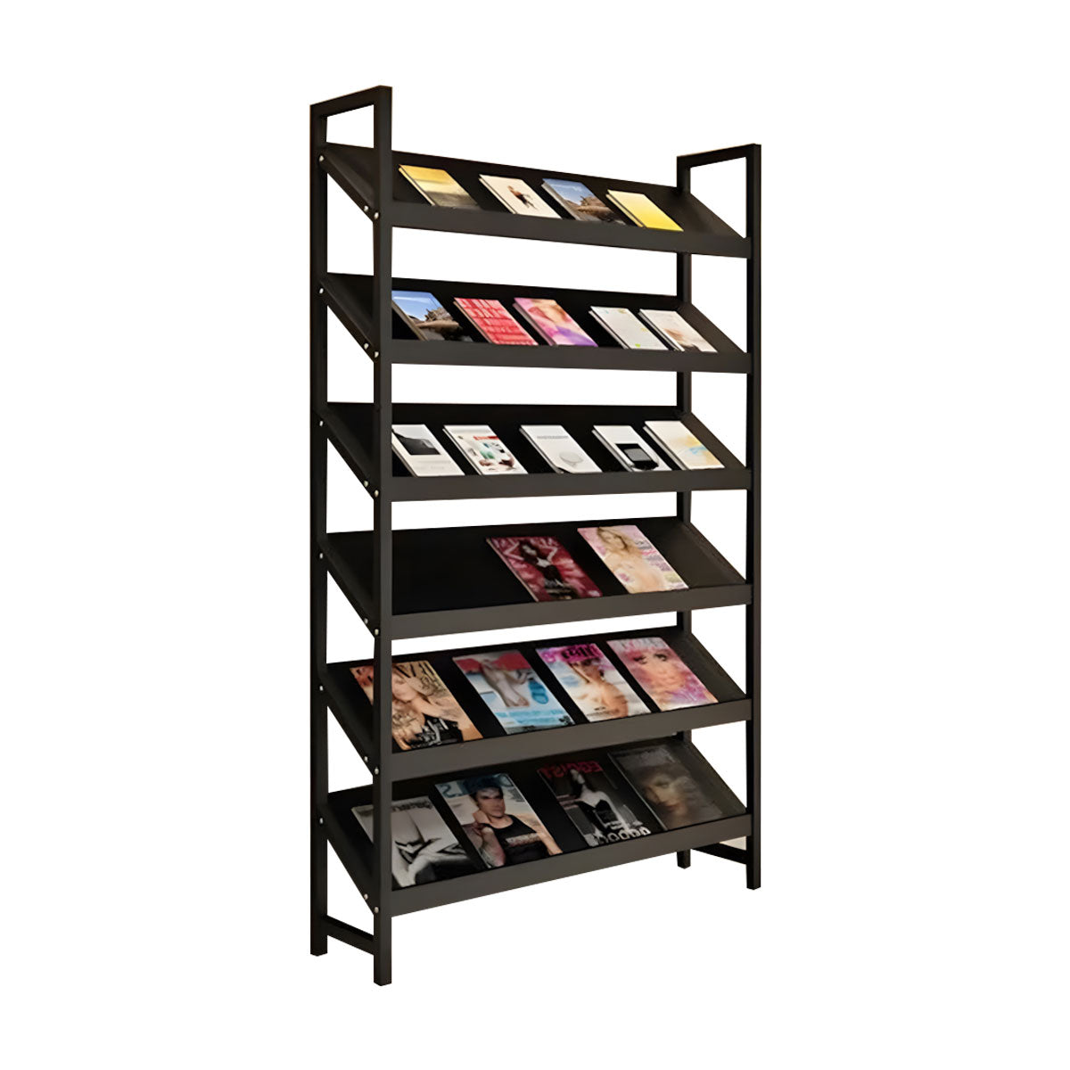 Freestanding Bookshelf Multilayer Tall Bookshelf Open Bookshelves and Bookcases