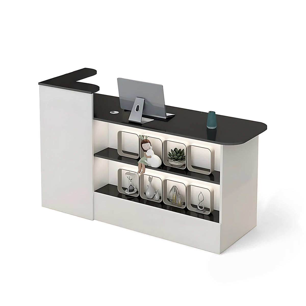 Rounded Reception Desk Counter