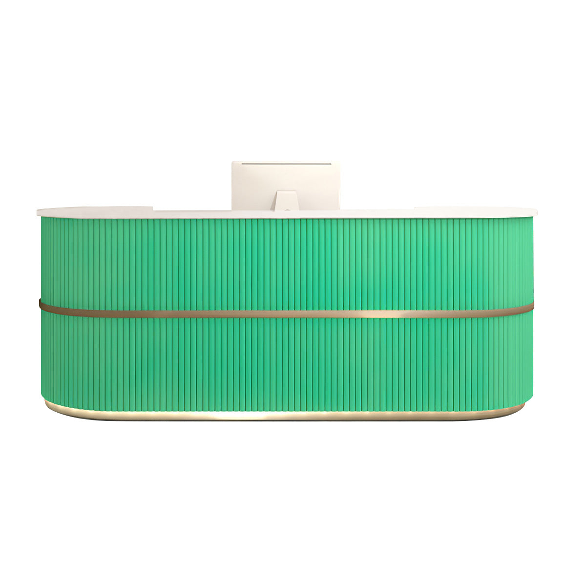 Clothing Store Women's Curved Reception Front Desk