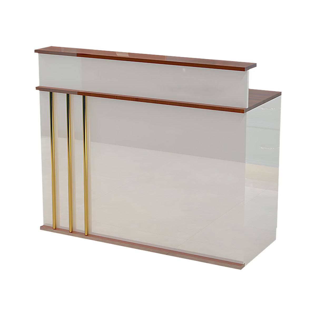 Minimalist Cashier Small Bar Front Desk Table Reception Desk
