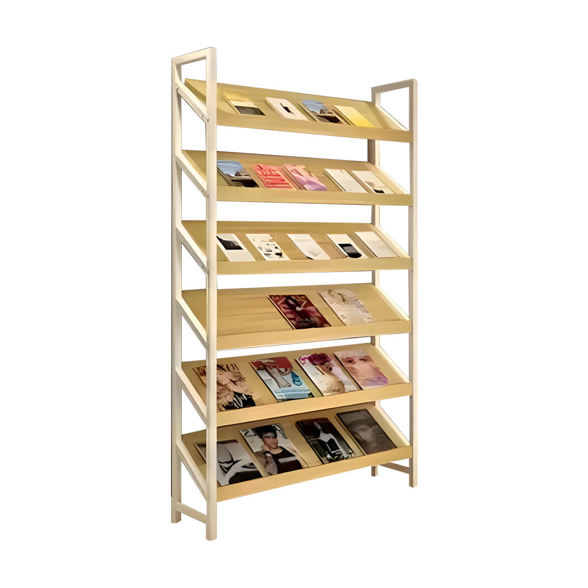 Freestanding Bookshelf Multilayer Tall Bookshelf Open Bookshelves and Bookcases