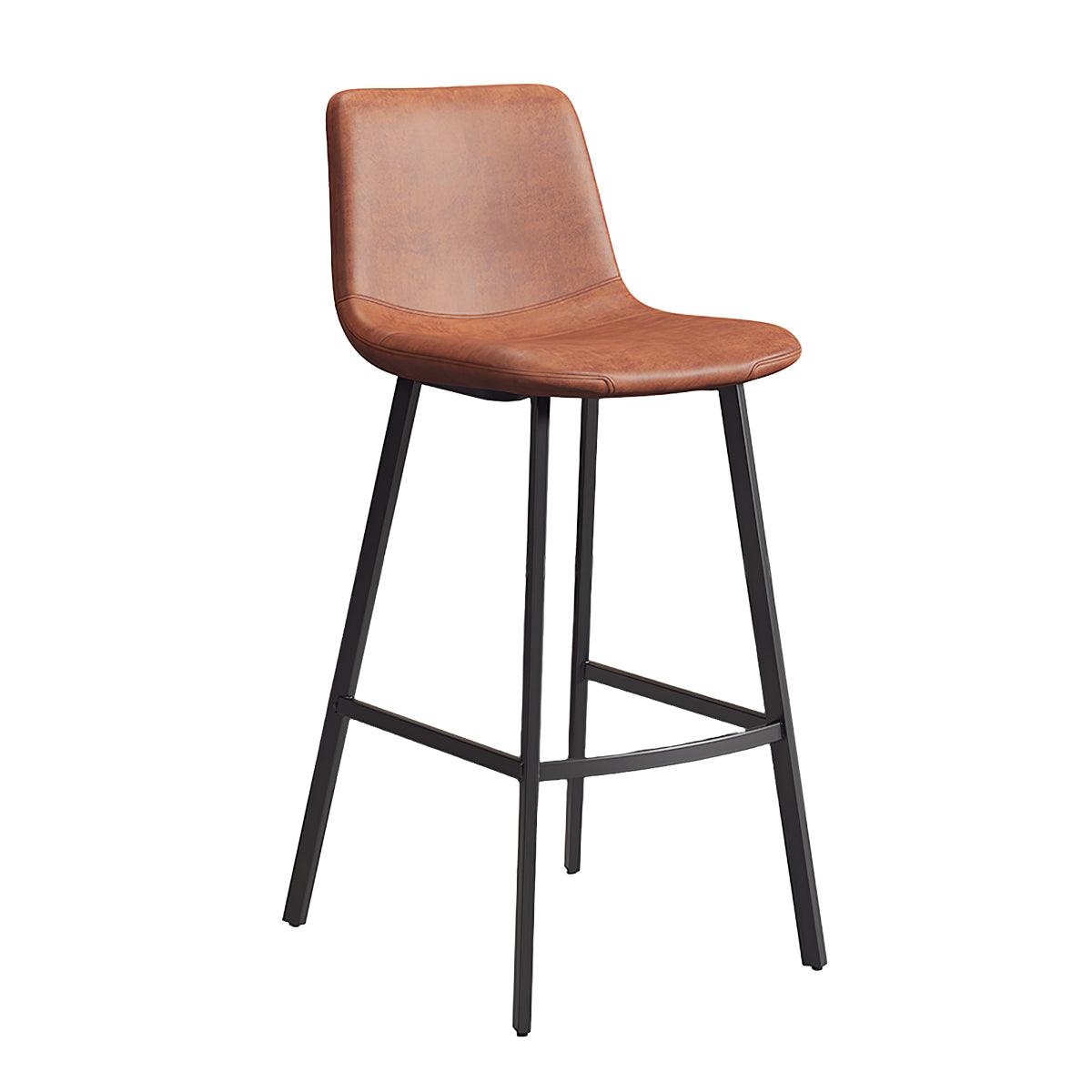 Luxury Iron Bar Stool with Backrest for Cafes and Home