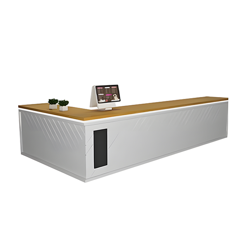 Simple Milk Tea Coffee Bar Baking Lacquer Corner Cashier Counter