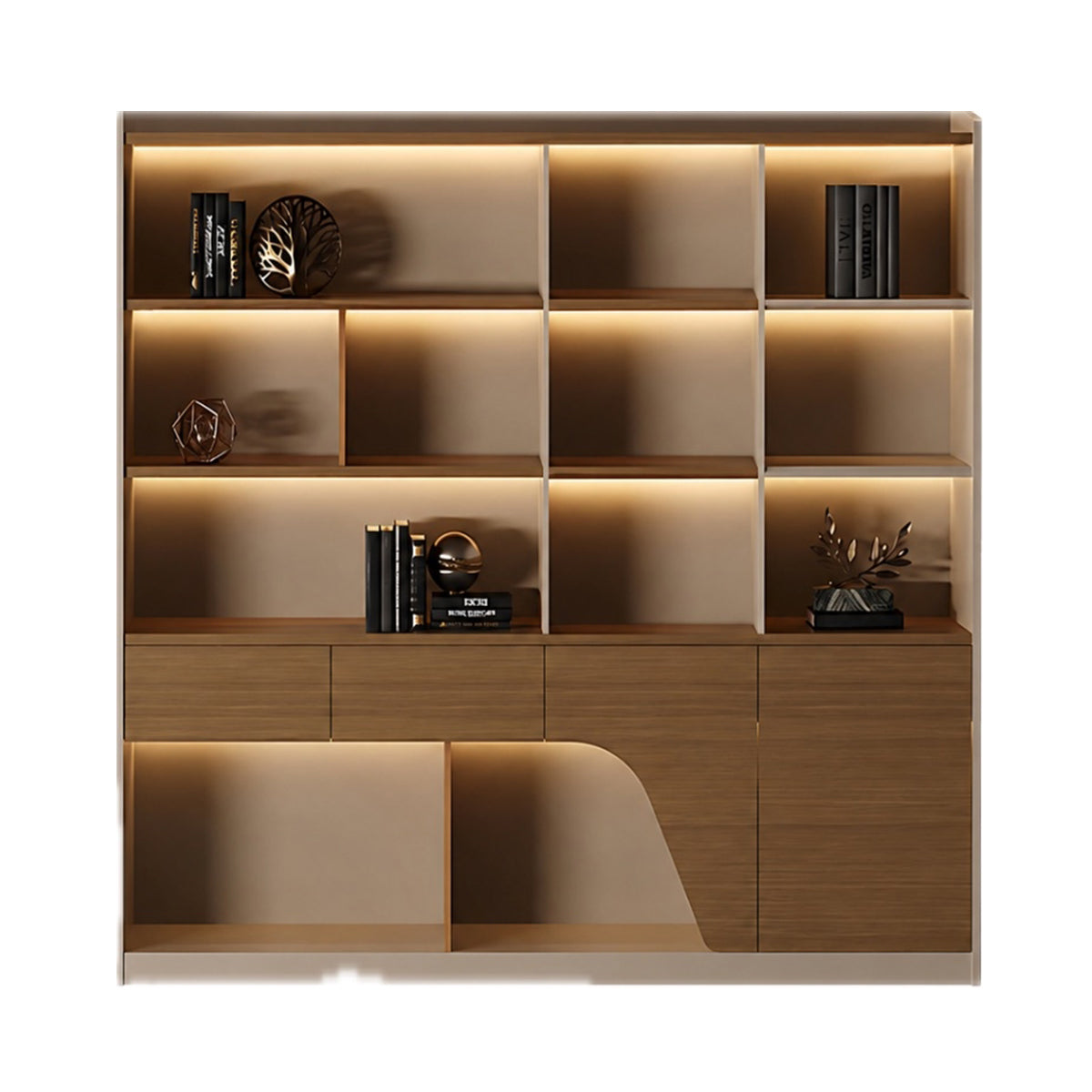 Luxury Multifunctional Storage Cabinet Eco Friendly & Large Capacity