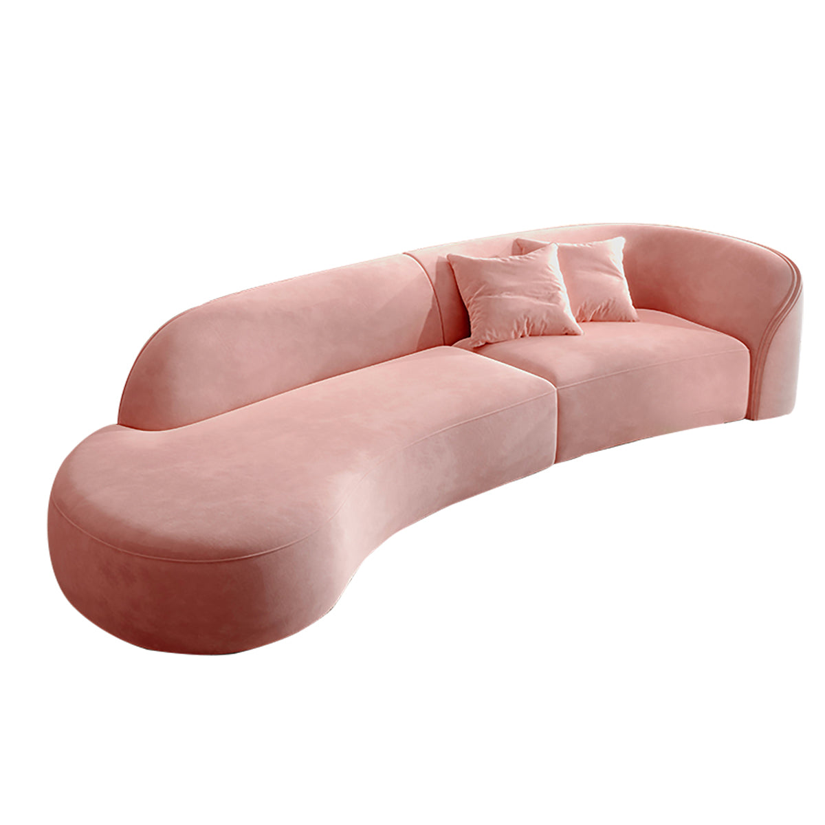 Timeless Curved Comfy Sofa