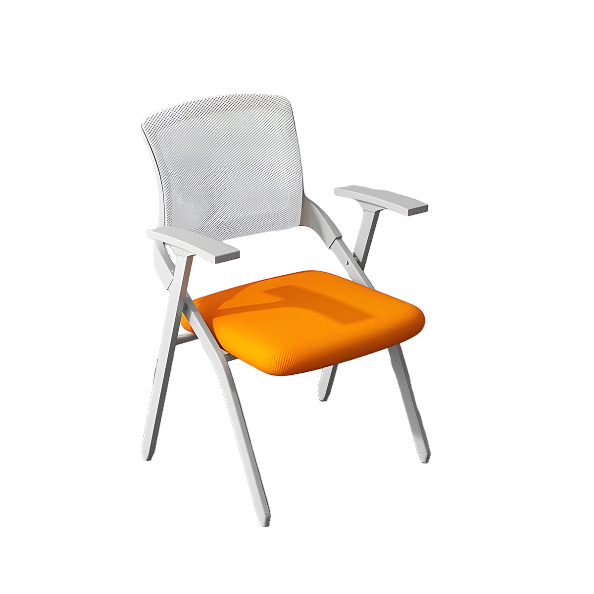 Folding Conference Table with Oval Top and Aluminum Legs for Offices