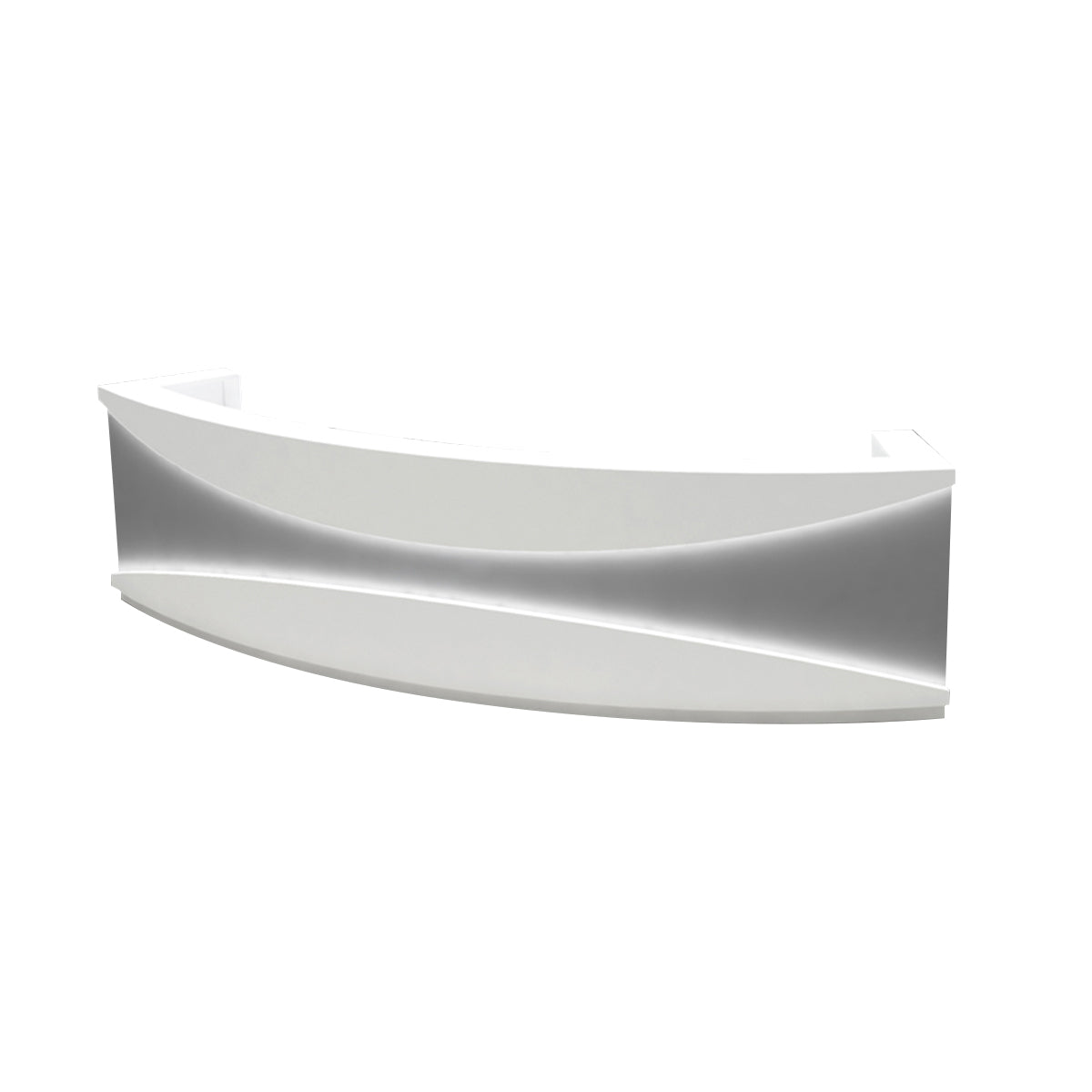 Modern Minimalist Stainless Steel Light Luxury Reception Desk