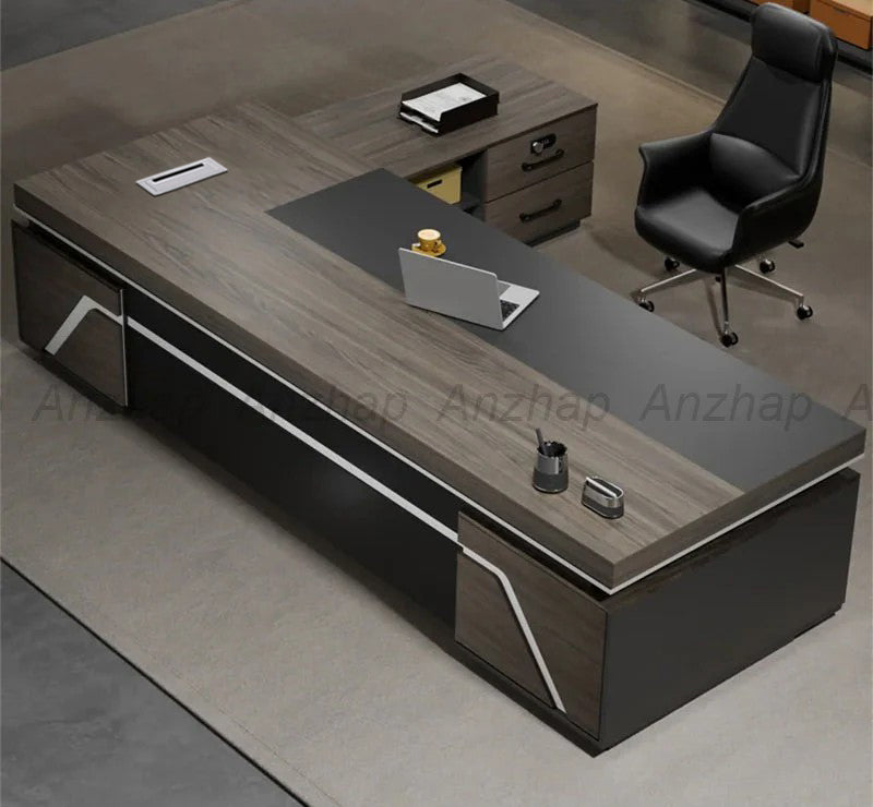 Simple Modern President Desk Large Desk Supervisor Manager Desk