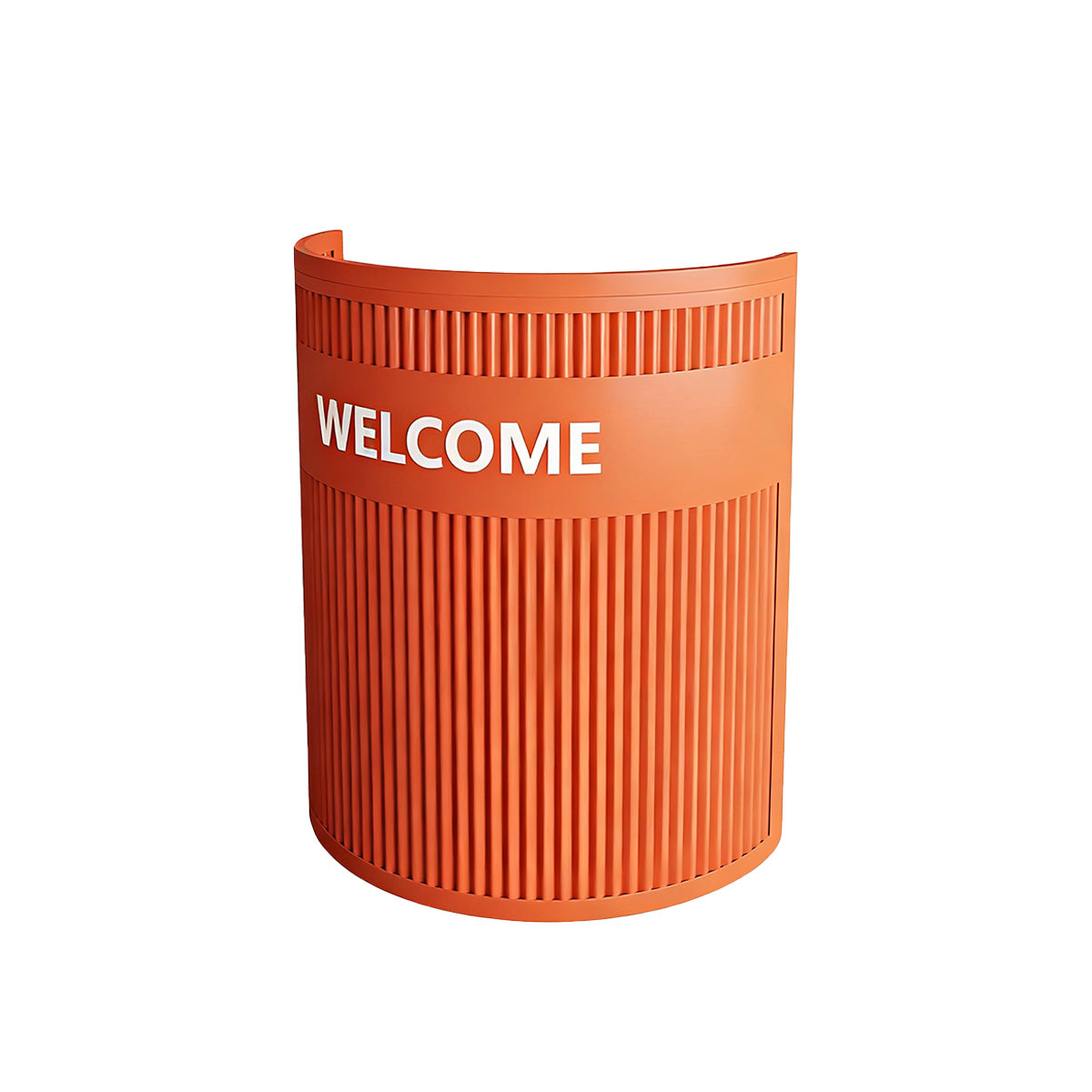 Elegant Curved Reception Desk for Offices, Restaurants & Retail Spaces