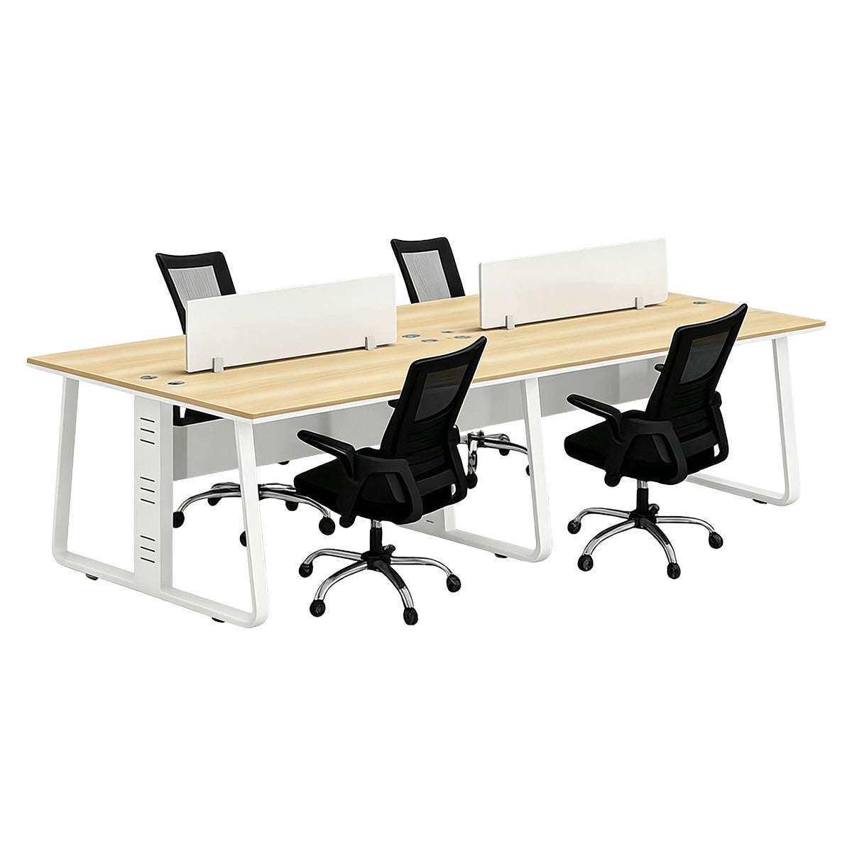 Fully Upgraded Flexible Combination Face to Face Two Person Desk
