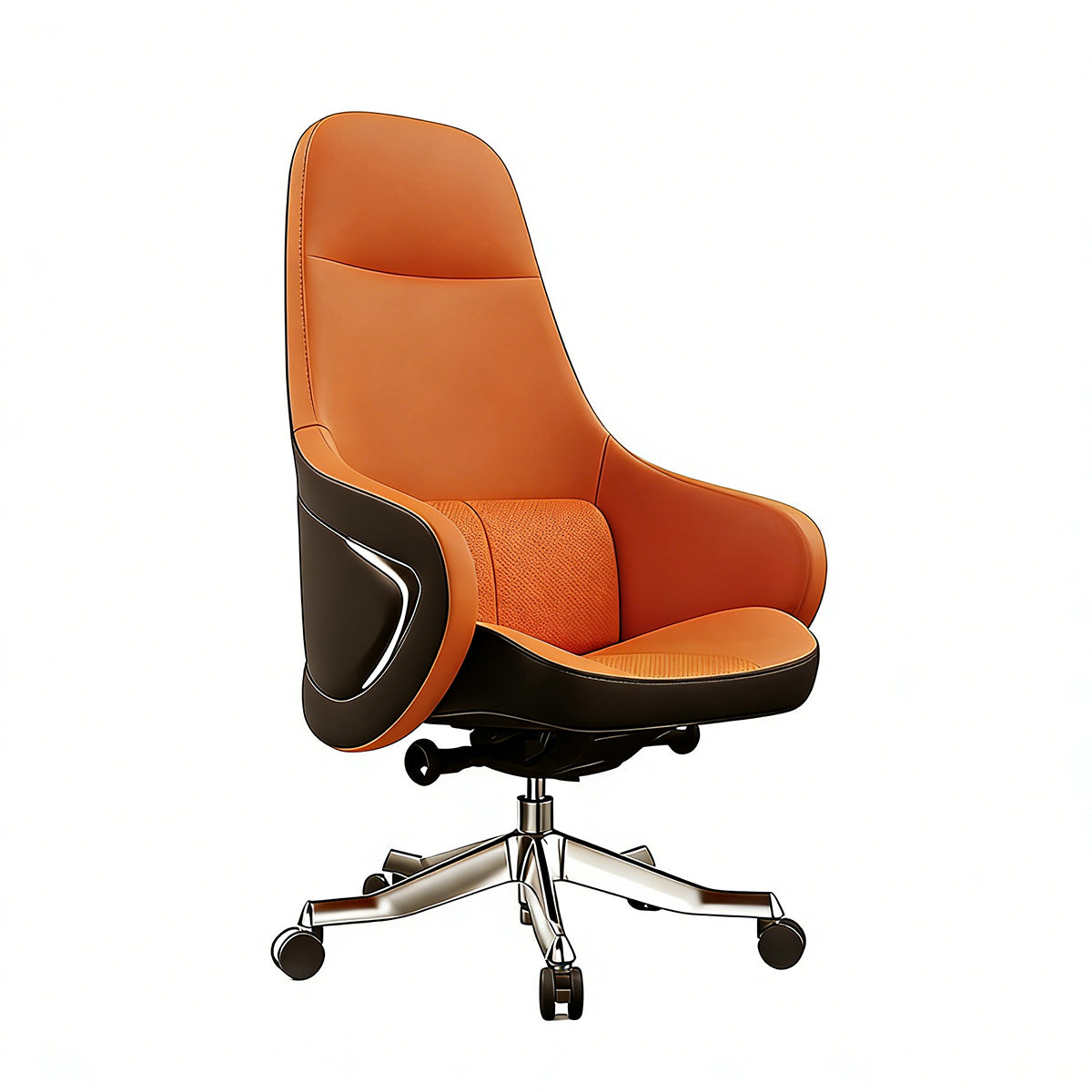 Stylish Office Chair with Headrest and Height Adjustment for Home & Office