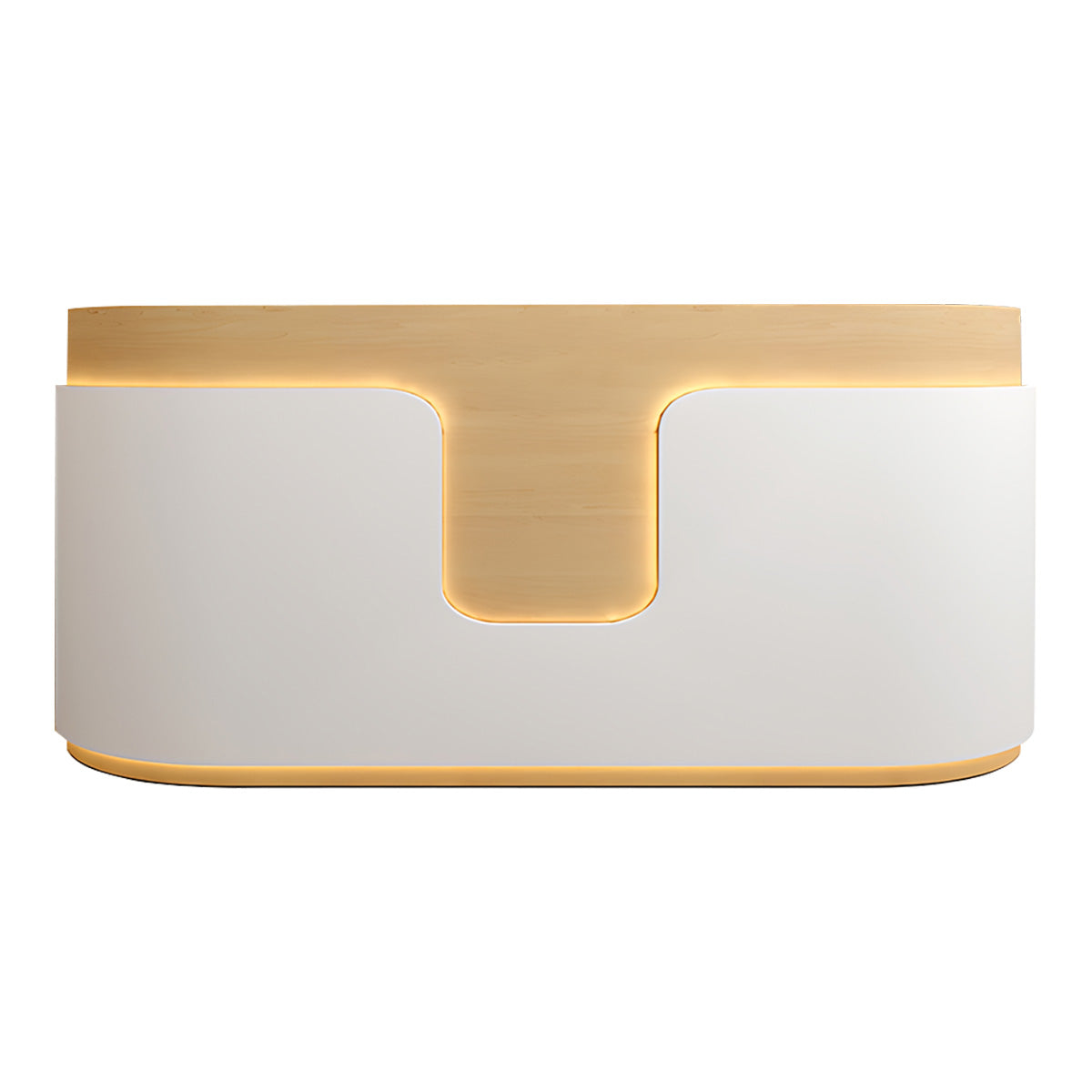 Elegant Modern Reception Desk for Offices, Commercial Centers & Salons