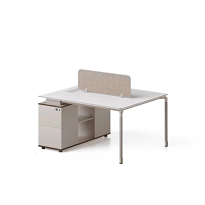 Modern Minimalist Staff Desk, Free Combination, with Combination Lock, with Screen Partition