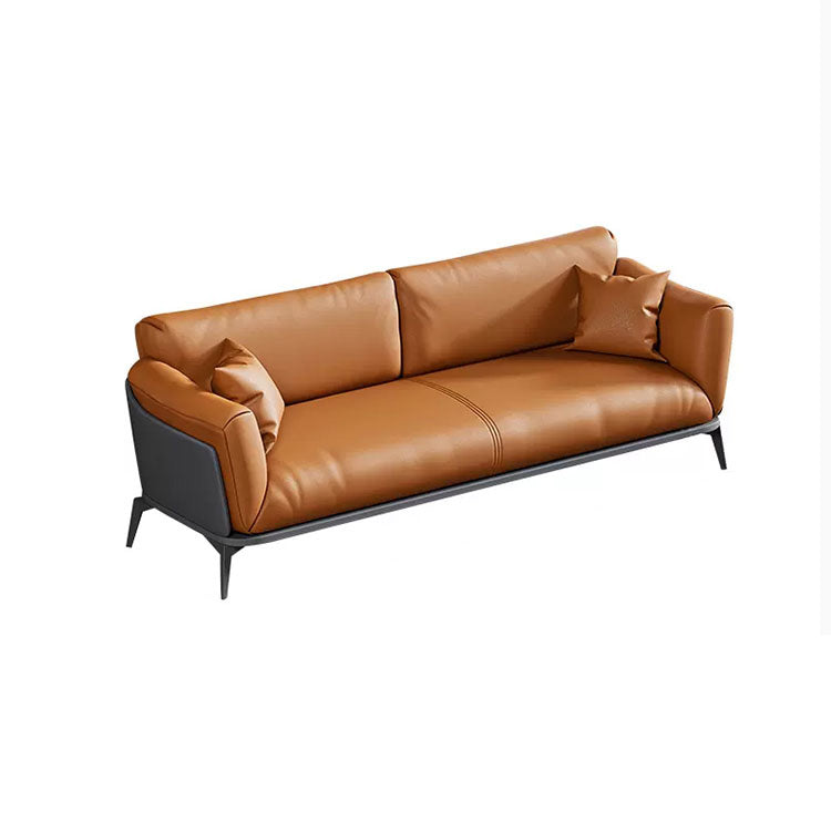 Small Business Office Sofa, Two Seater Sofa in Orange Color