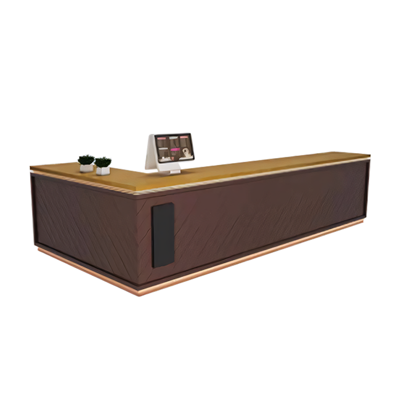 Simple Milk Tea Coffee Bar Baking Lacquer Corner Cashier Counter