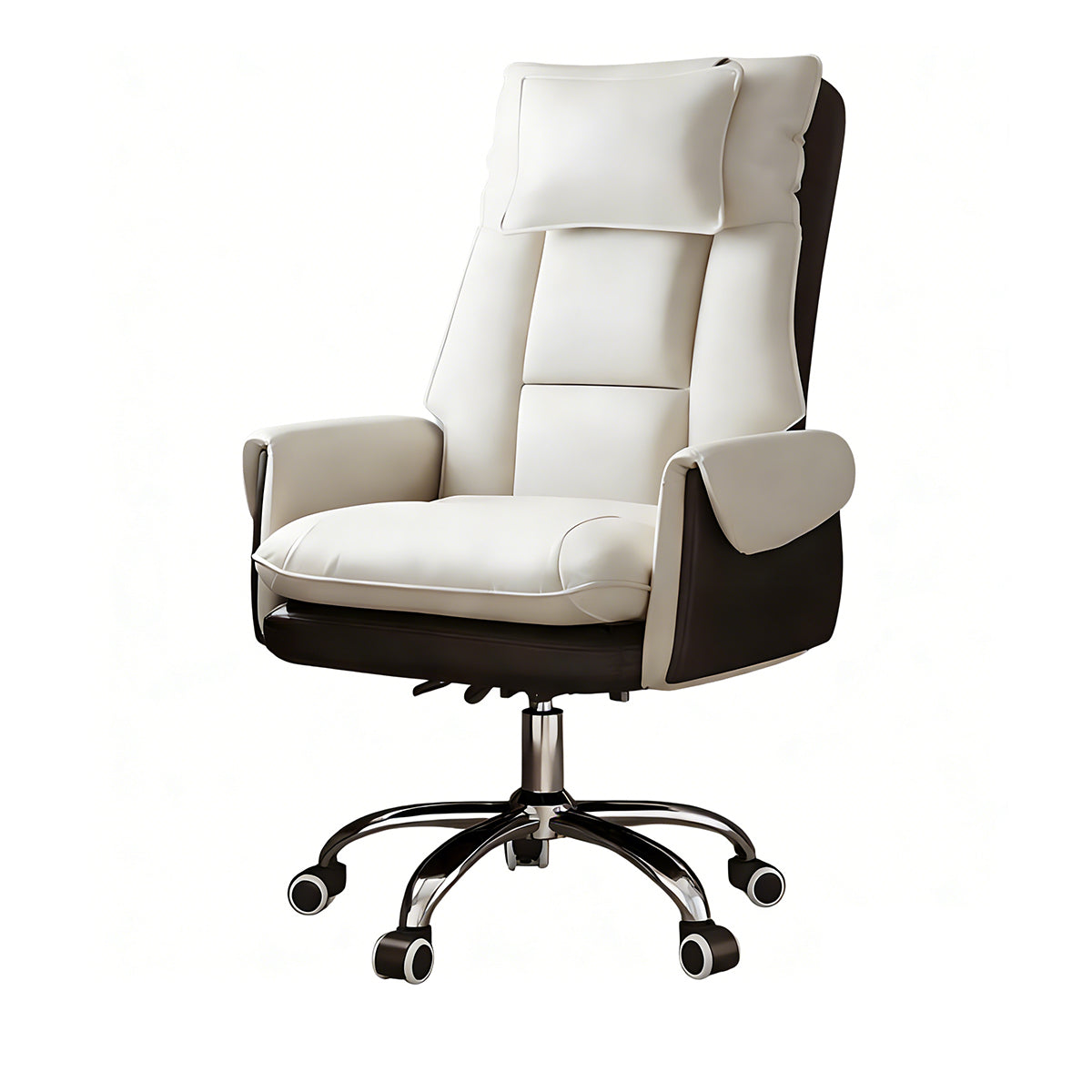 Reclining Executive Chair with Pillow and Double Foam Cushions