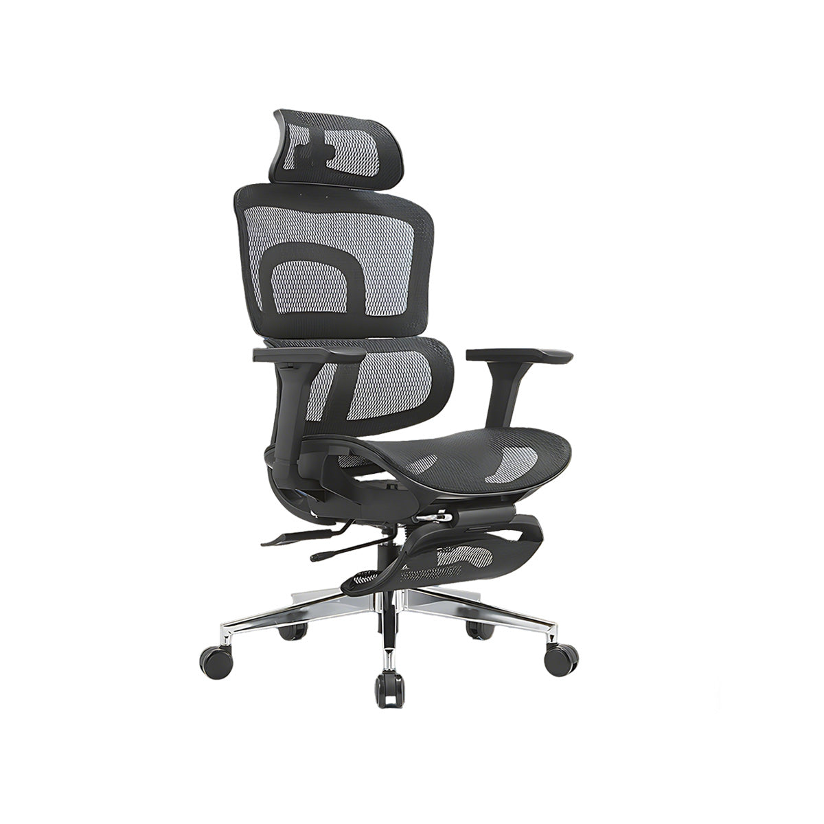 Stylish Multi-Functional Office Chair with Backrest and Footrest